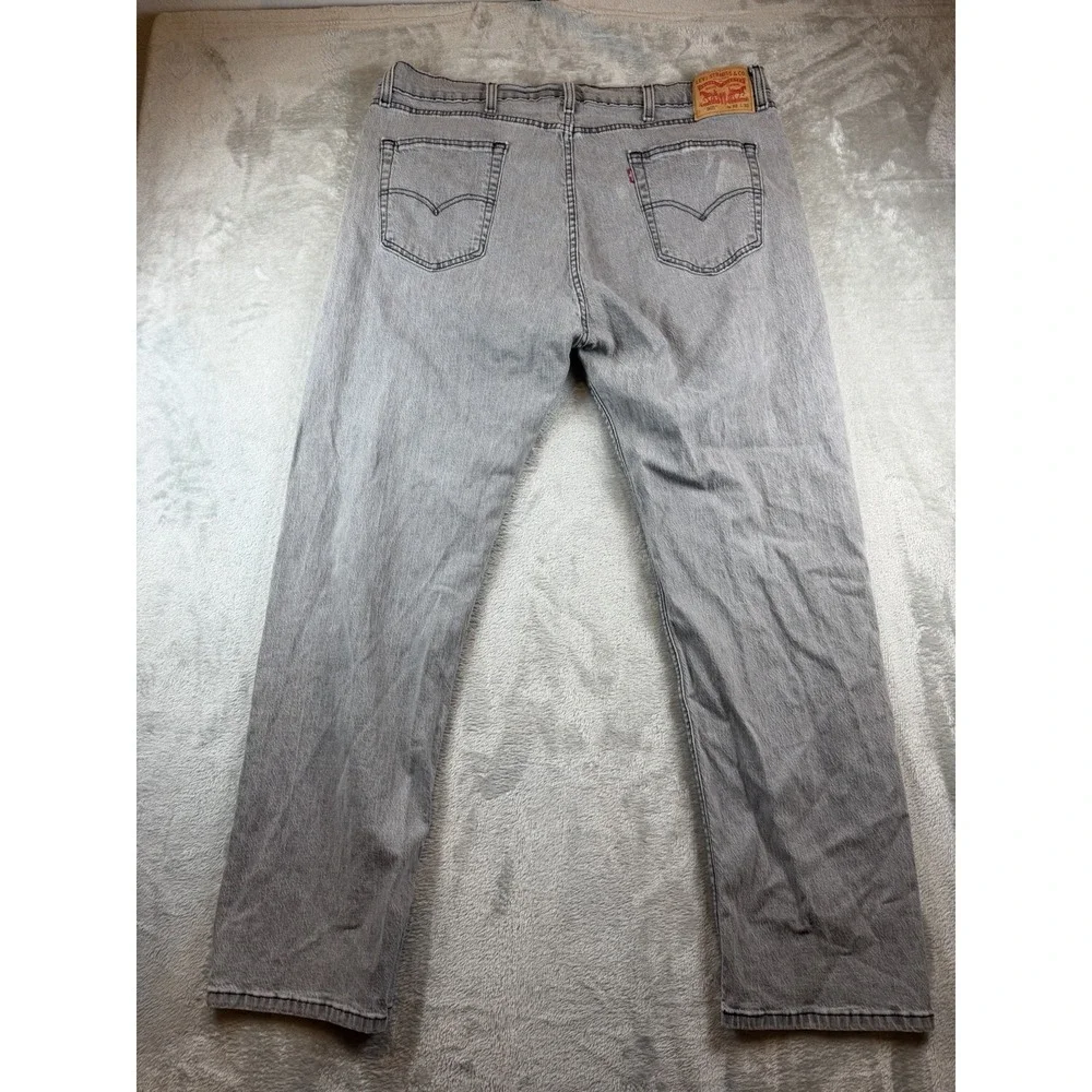Levi's 505‎ Jeans Men's 42x32 Gray Denim Straight Fit